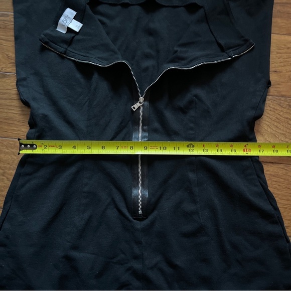 Ann Taylor Loft Black Dress Size 10 Zipper Back Cap Sleeve Knee Length CUTE EUC - Picture 11 of 12